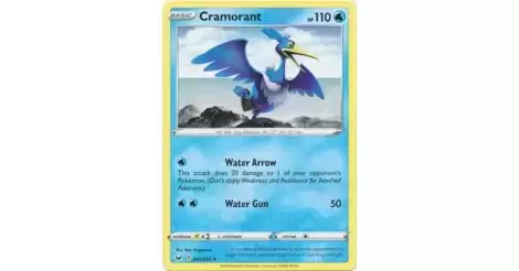 Pokemon Card Sword and Shield 062/202 62/202 Cramorant Rare 