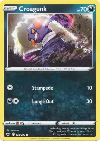 Sword & Shield - Croagunk