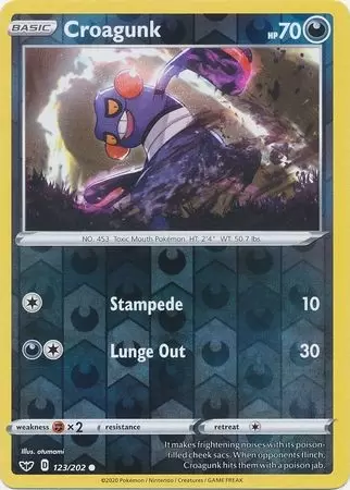 Sword & Shield - Croagunk Reverse