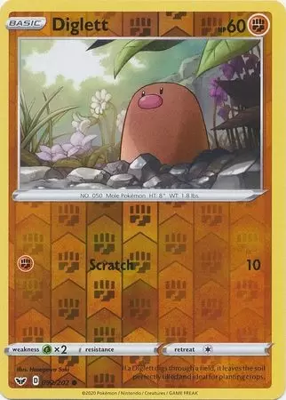 Sword & Shield - Diglett Reverse