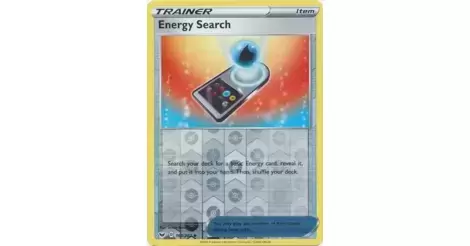 Pokemon Cards 4x Energy Search 161/202 Playset Sword & Shield NM/M 