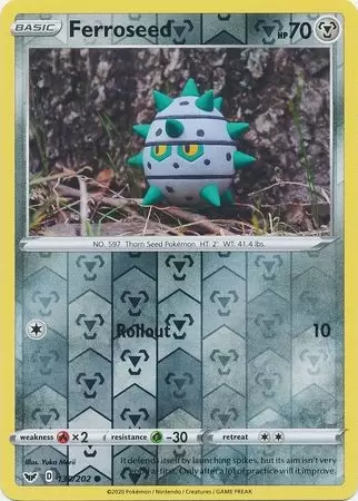 Sword & Shield - Ferroseed Reverse
