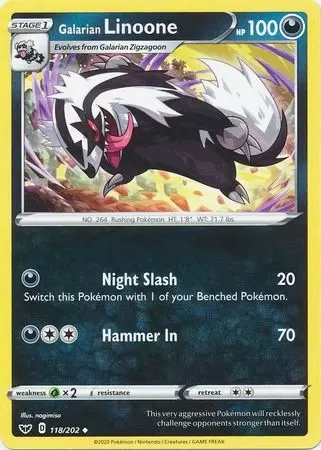 Sword & Shield - Galarian Linoone
