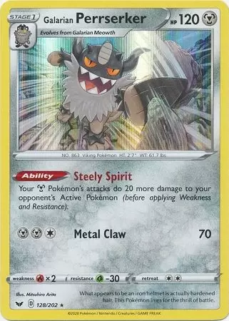 Sword & Shield - Galarian Perrserker Holo