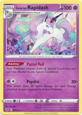 Sword & Shield - Galarian Rapidash