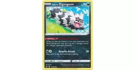 LBDZ Galarian Zigzagoon 117/202 Common Mint Pokemon Card 
