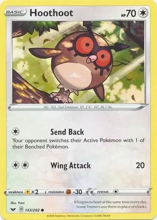 Sword & Shield - Hoothoot