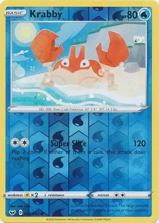 Sword & Shield - Krabby Reverse