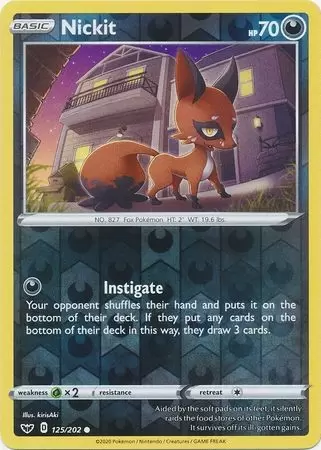 Sword & Shield - Nickit Reverse