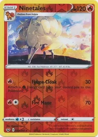 Sword & Shield - Ninetales Reverse
