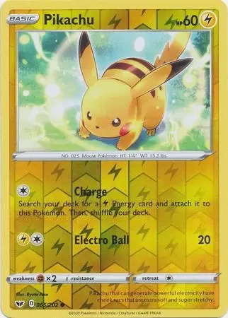Sword & Shield - Pikachu Reverse