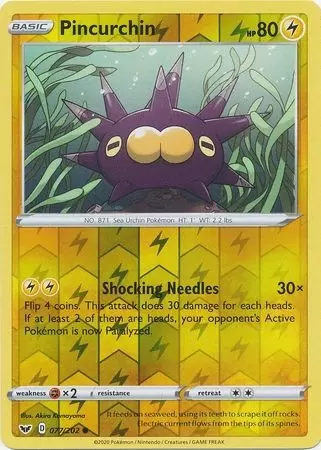 Sword & Shield - Pincurchin Reverse