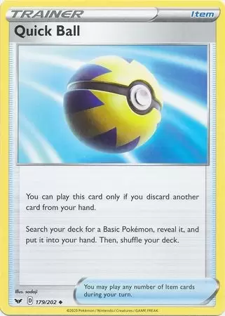 Sword & Shield - Quick Ball