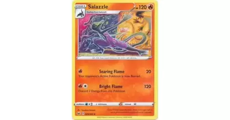 SALAZZLE 28/202 Uncommon ⎜Sword & Shield Base⎜2020 Pokémon SALE 75% Off 4+ 