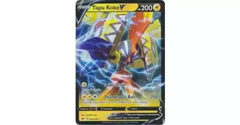 Tapu Koko V - Sword & Shield Pokémon card 072/202