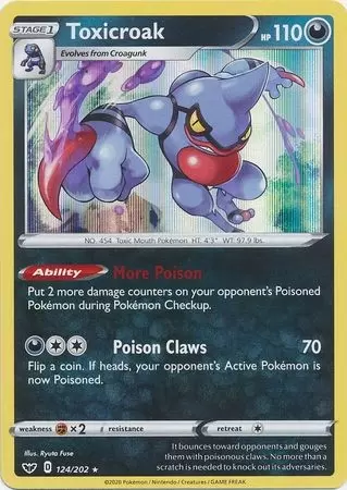 Sword & Shield - Toxicroak Holo