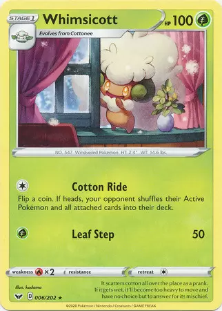 Sword & Shield - Whimsicott