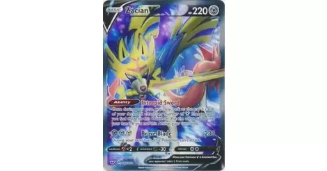 Zacian V 195/202 Full Art Holo Rare | 2020 Sword & Shield | Pokemon TCG