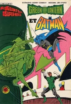 Les géants des super-héros - Green Lantern et Batman