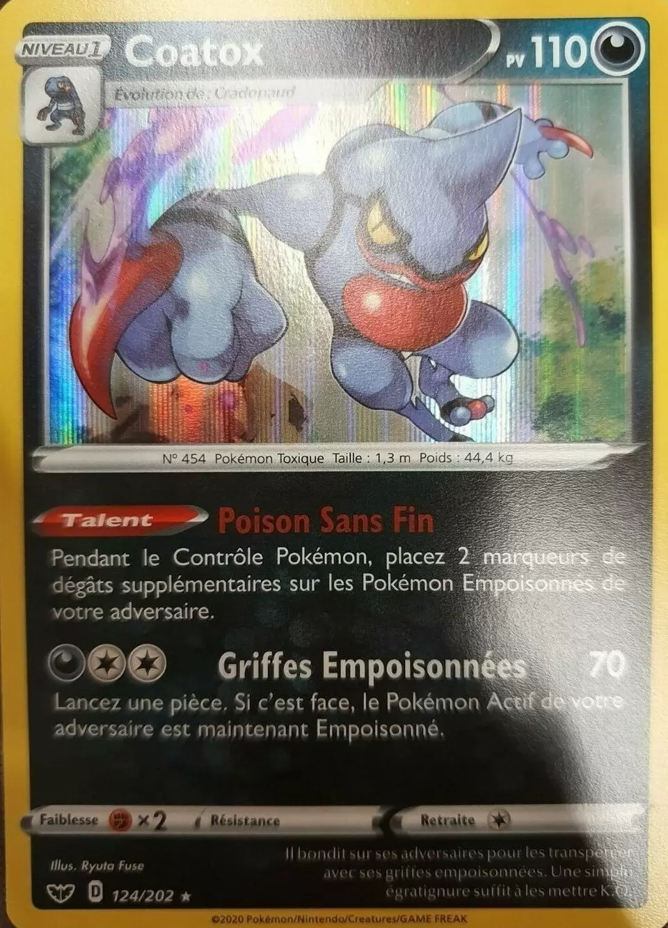 Épée et Bouclier - Coatox holographique