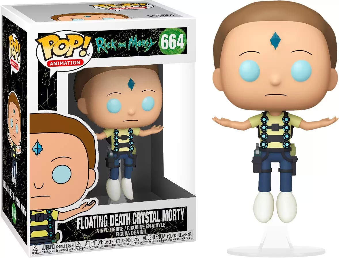 POP! Animation - Rick and Morty - Floating Death Crystal Morty