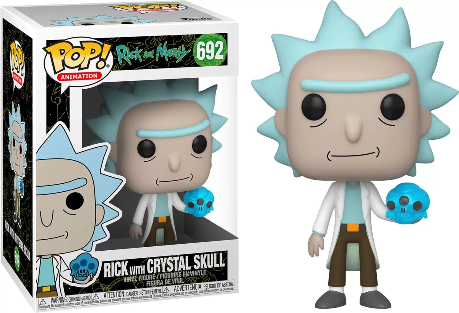 POP! Animation - Rick and Morty - Rick with a Crystal Skull