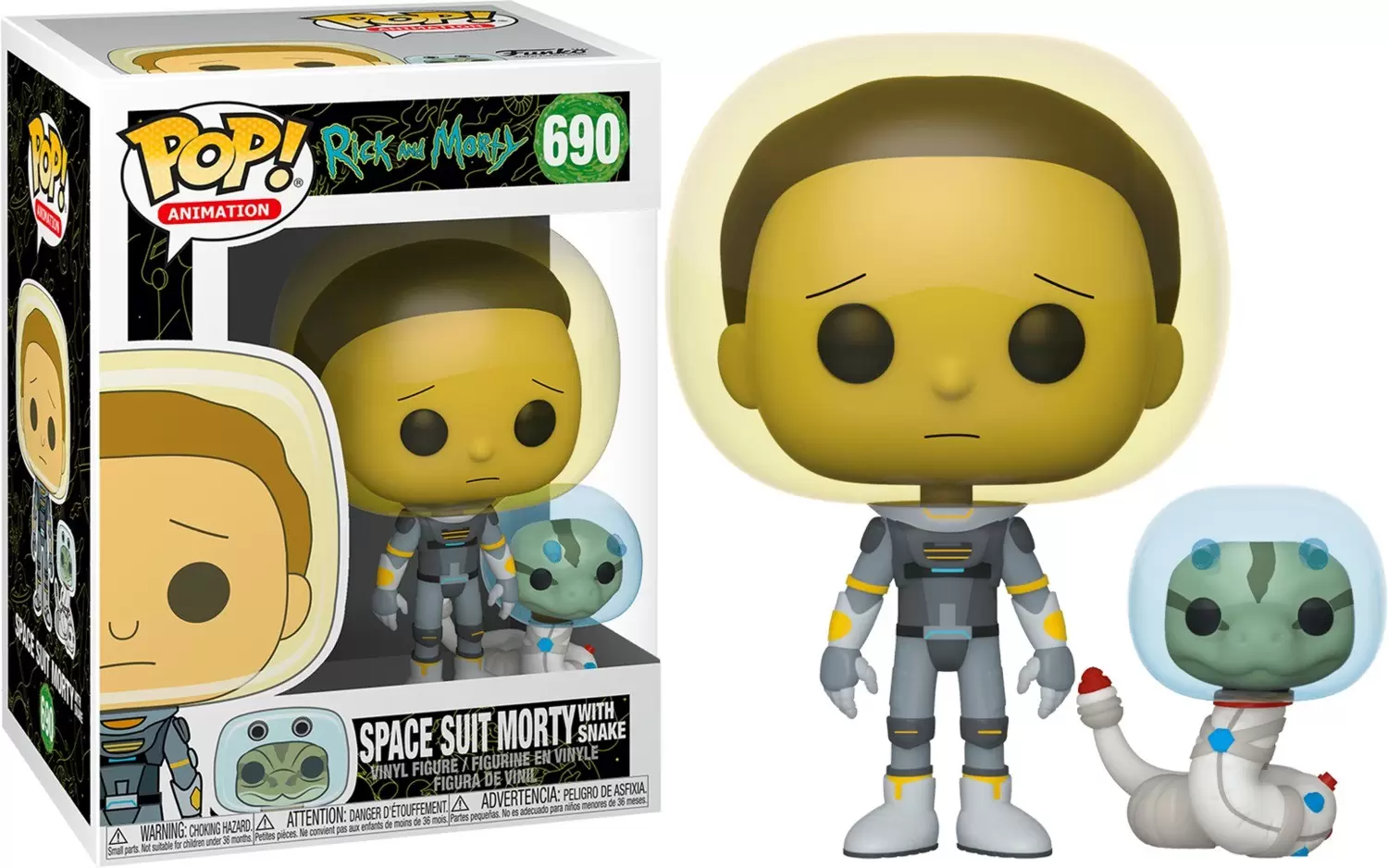 POP! Animation - Rick and Morty - Space Suit Morty with Snake