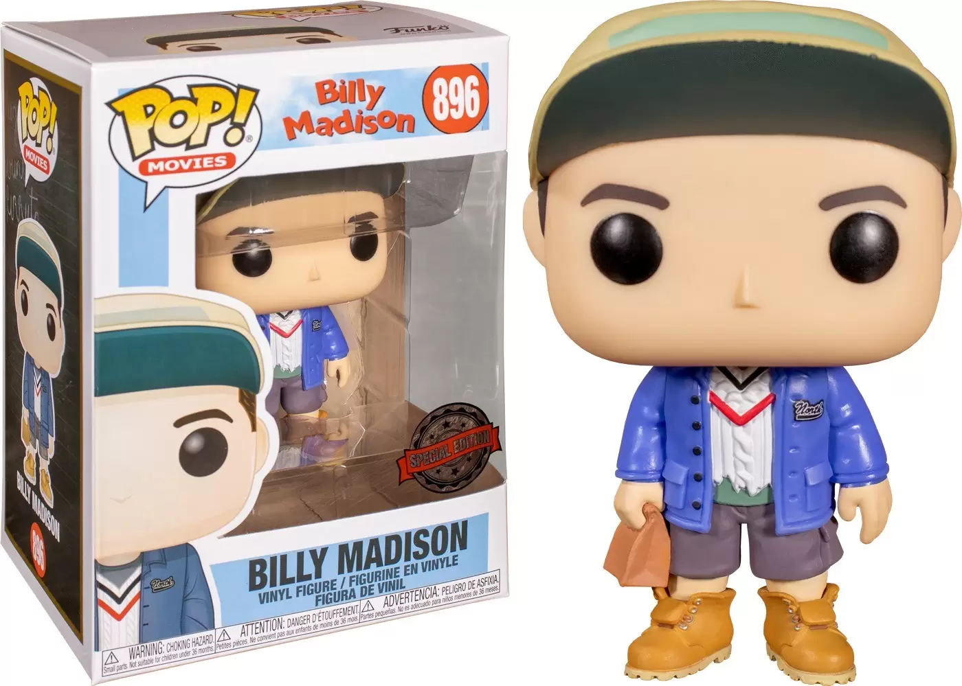 POP! Movies - Billy Madison - Billy Madison with bag lunch