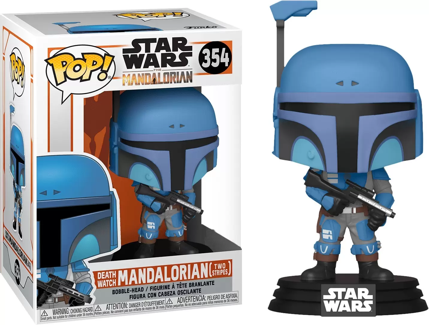 POP! Star Wars - The Mandalorian - Death Watch Mandalorian (Two stripes)