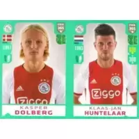 Kasper Dolberg - Klaas-Jan Huntelaar - AFC Aiax