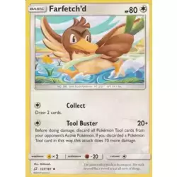 Card Farfetch'd 127/181 da coleção Team Up