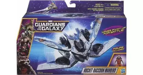 MARVEL Guardians of the Galaxy ROCKET RACOON WARBIRD Starship & Rocket Figure 