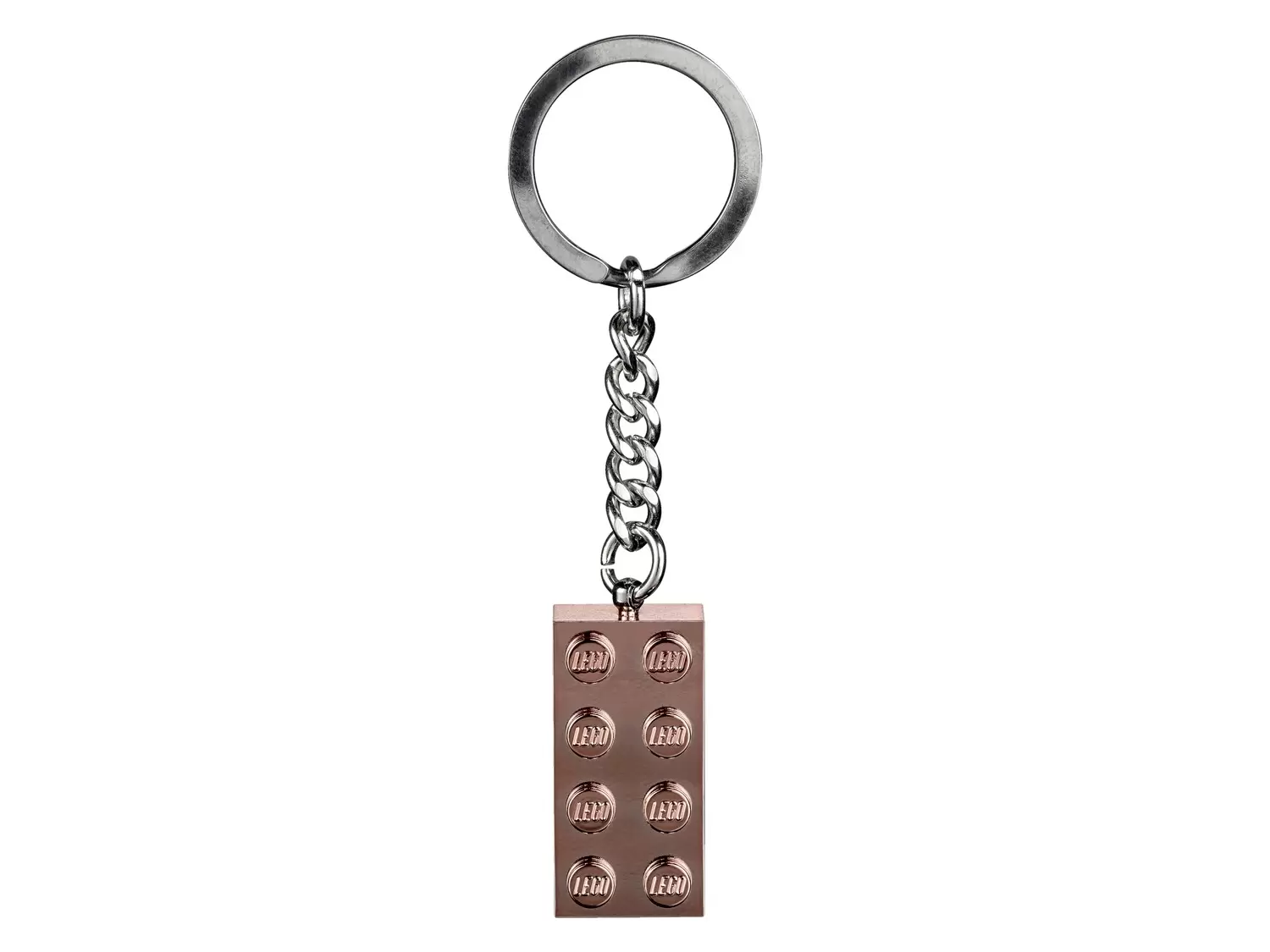 Porte-clés LEGO - LEGO Brick - 2x4 Pink Gold