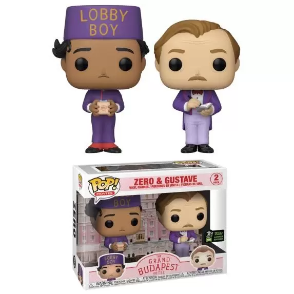 POP! Movies - The Grand Budapest Hotel - Zero & Gustave 2 Pack