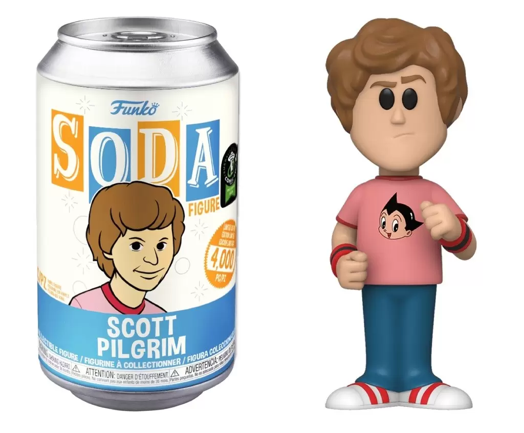 Vinyl Soda! - Scott Pilgrim vs. the World - Scott Pilgrim Pink Shirt