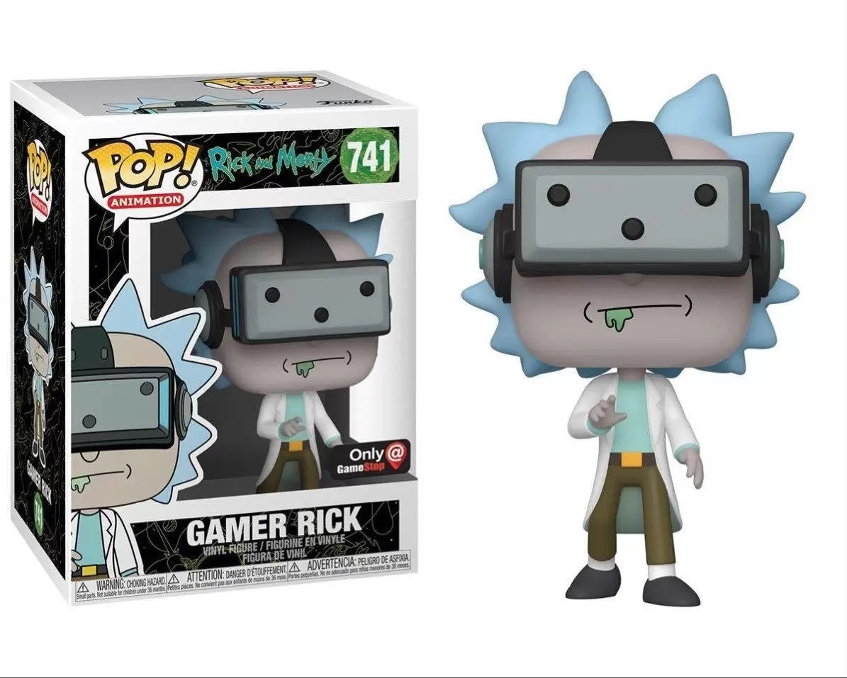 POP! Animation - Rick and Morty - Gamer Rick