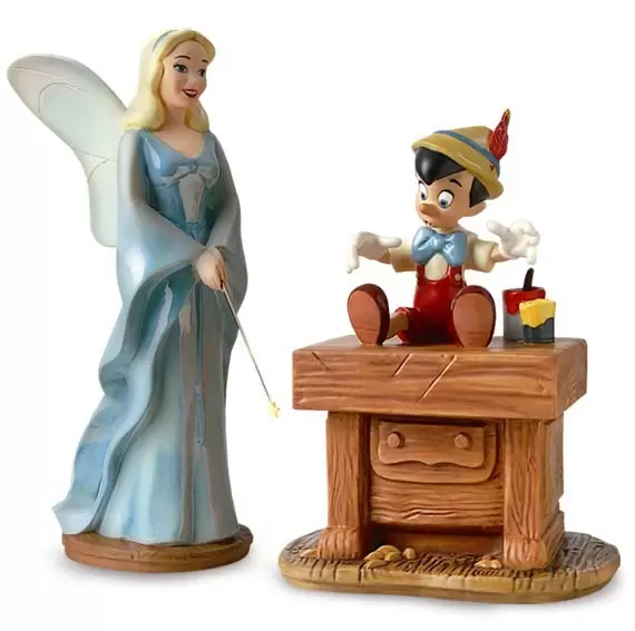 Walt Disney Classic Collection WDCC - Blue Fairy and Pinocchio The Gift of Life is Thine
