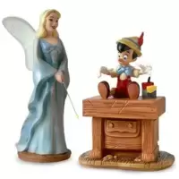Blue Fairy and Pinocchio The Gift of Life is Thine