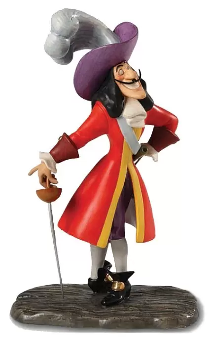 Walt Disney Classic Collection WDCC - Captain Hook Silver Tongued Scoundrel