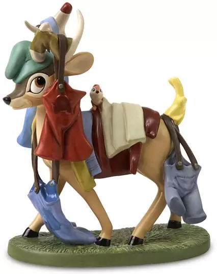 Walt Disney Classic Collection WDCC - Deer with Laundry Spring Cleaning