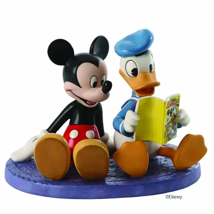 Walt Disney Classic Collection WDCC - Donald And Mickey Comic Book Companion