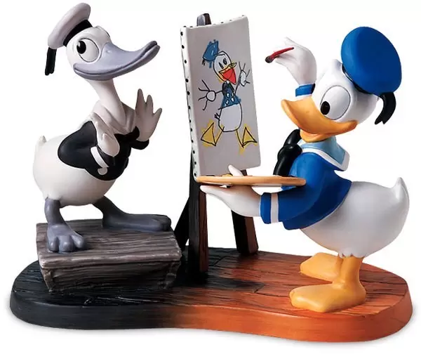 Walt Disney Classic Collection WDCC - Donald Duck Then and Now