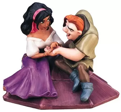 Walt Disney Classic Collection WDCC - Esmeralda and Quasimodo Not a Single Monster