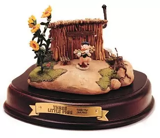 Walt Disney Classic Collection WDCC - Fiddler Pig Stick House