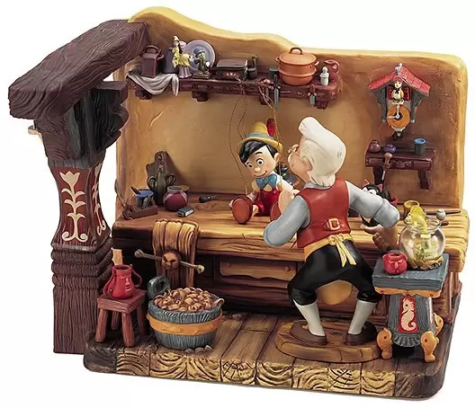Walt Disney Classic Collection WDCC - Gepetto\'s Workshop The Finishing Touch
