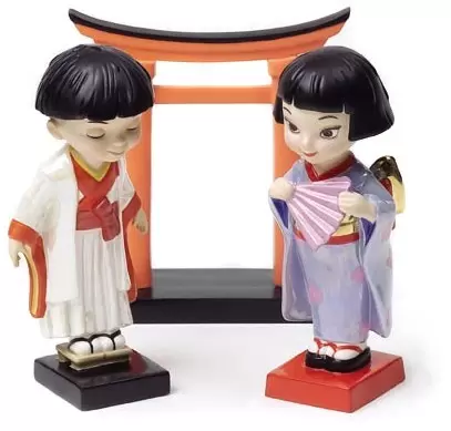 Walt Disney Classic Collection WDCC - Japan Oniisama Honorable Brother And Oneesama Honorable Sister