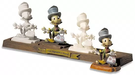 Walt Disney Classic Collection WDCC - Jiminy Cricket Progression From Imagination To Reality