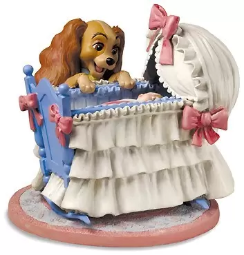 Walt Disney Classic Collection WDCC - Lady And Cradle Welcome Litte Darling