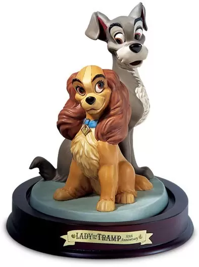 Walt Disney Classic Collection WDCC - Lady and Tramp Opposites Attract