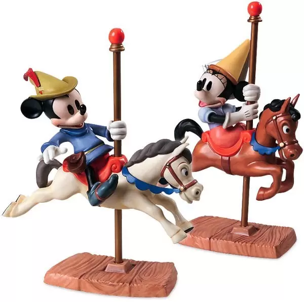 Mickey And Minnie Mouse Carousel Sweethearts - Walt Disney Classic 